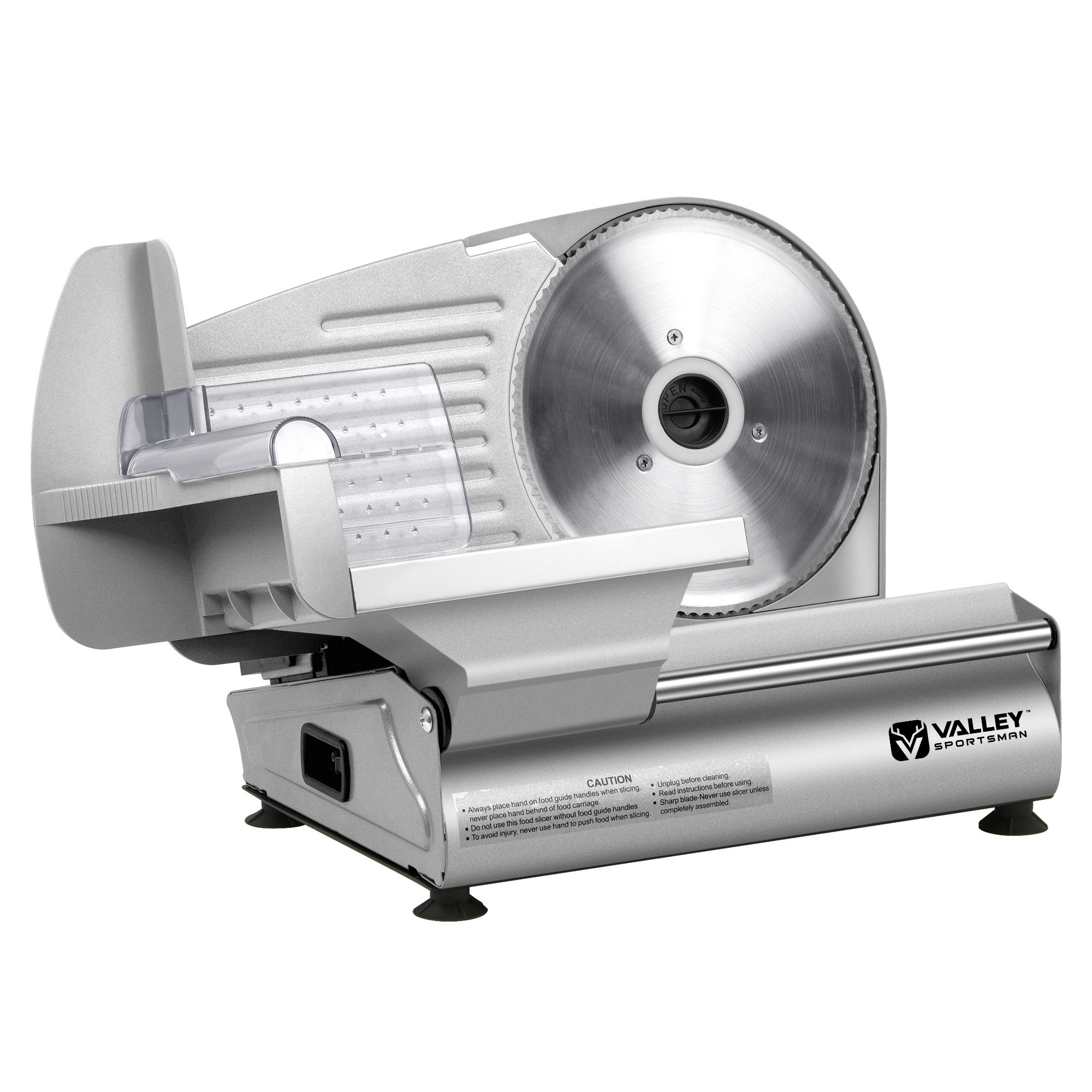 Meat Slicer Machine for Home - Electric Food Slicer with 7.5" Stainless Steel Blade, Adjustable Thickness Deli Slicer Cuts Meat, Bread, Cheese, Easy to Clean, Sliver